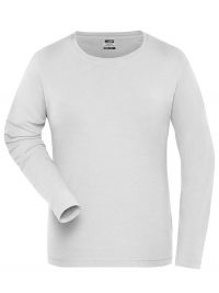 Damen Work BIO Stretch Longsleeve Solid
